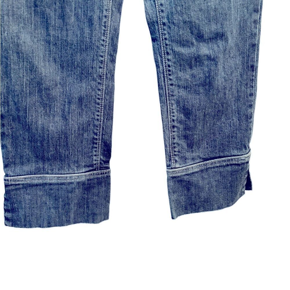 Simply Vera Vera Wang Light Blue Straight Leg Jean Capris Size 6 10 0336 - Picture 5 of 7